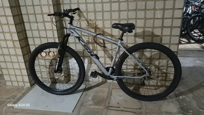 Bicicleta Aro 29 Ksw Xlt 24v Disco Câmbios Index Tamanho Do Quadro 19 Cor Grafite e preto