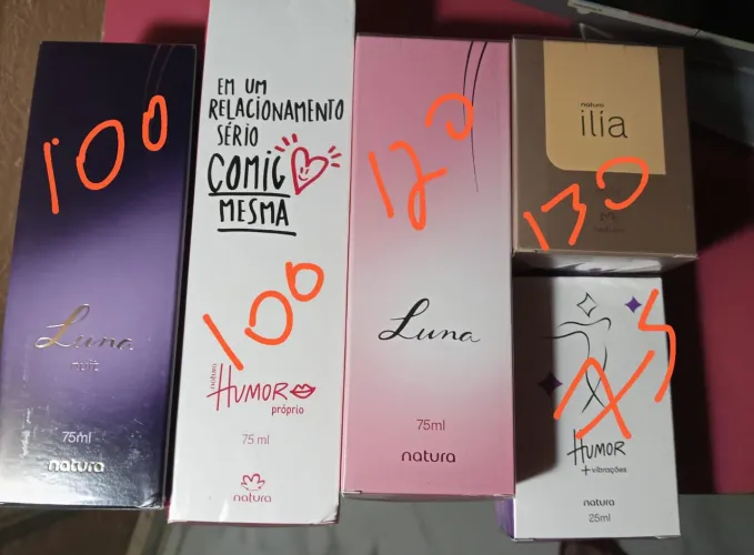 Perfumes natura novos