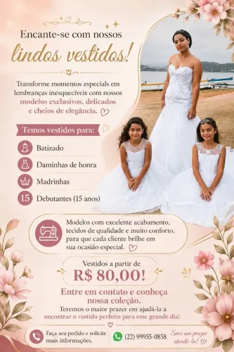 Vestidos para ocasiões especiais a partir de 80 reais!