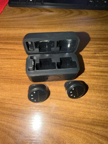 H'maston MK18/19 Microfone De Lapela Profissional Sem fio Magnético Redução de Ruído