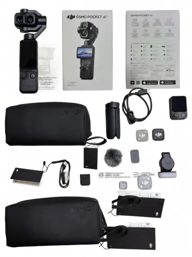 Dji osmo pocket 4p - vlog creator, a mais compleat. Usada somente uma vez para teste.