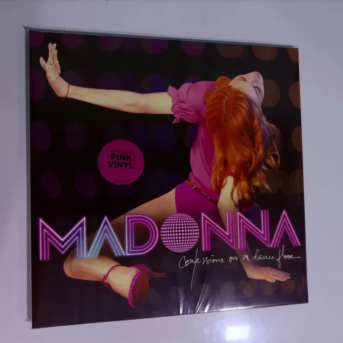 LP Madonna Confessions on a Dance Floor Disco de Vinil Rosa