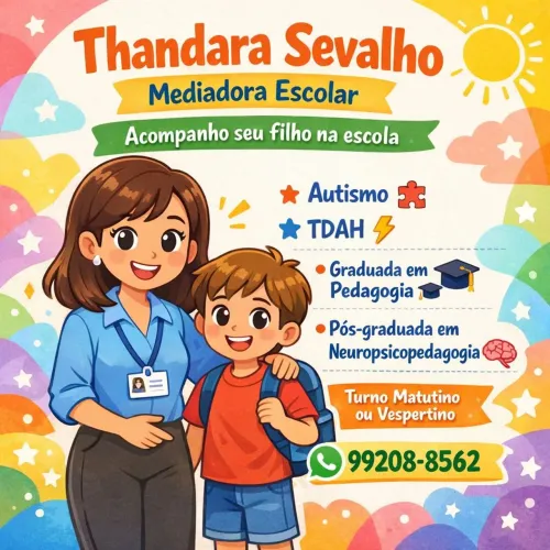 Mediadora escolar mais informações no whatsapp 