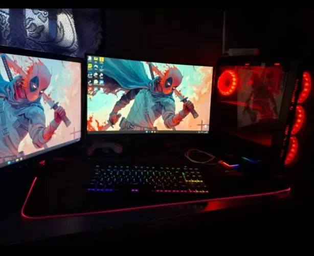 PC Gamer Completo - RX 6650XT 8GB, monitor, teclado, mouse, Ryzen 5 8400F