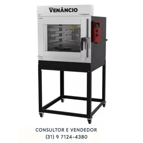 Forno Turbo 5 Esteiras a Gás Venâncio Novo