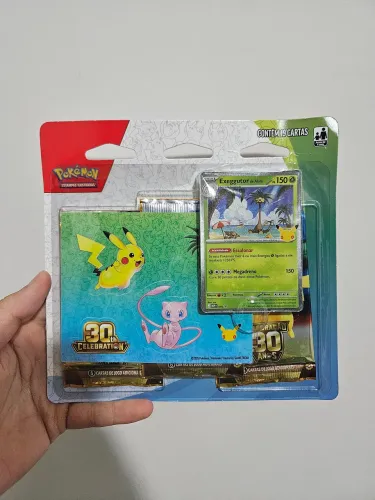 Blister triplo 30 anos pokemon tcg 30th celebration