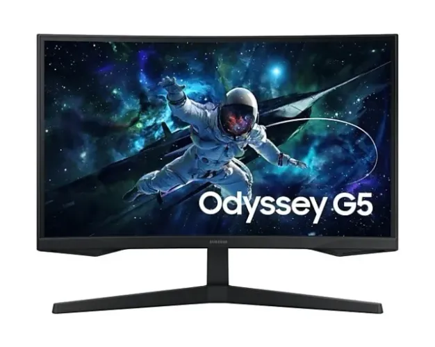 Monitor Gamer Led 27", 165Hz, 1Ms, Samsung Curvo Ls27Cg552Elmzd, Va, Qhd, Displayport, Hdm