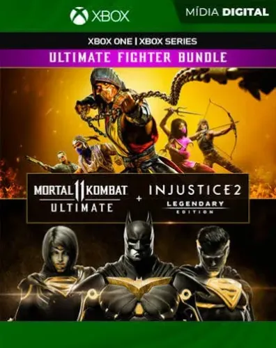 Mortal Kombat 11 Ultimate + Injustice 2 Edição Lendária - Xbox One Digital