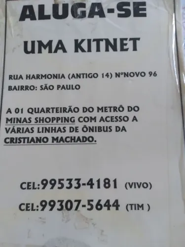 Kitnet próximo ao Minas Shopping