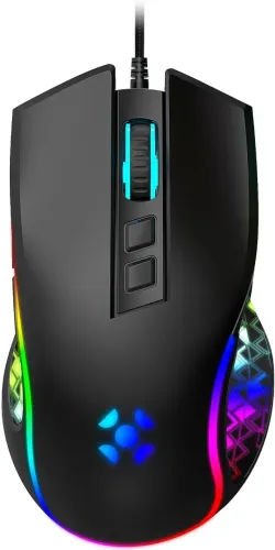 MOUSE GAMER C/ FIO RGB FORTREK VICKERS W/ SOFT - LOJA DADO DIGITAL