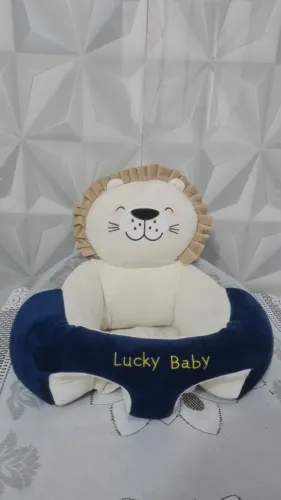 Almofada Infantil Leão Lucky Baby - Apoio para Bebê