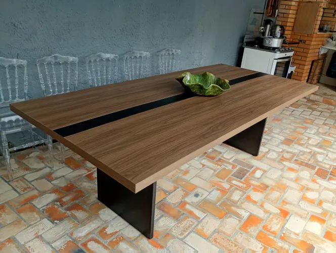 Mesa 240 x 110cm - grande e bonita - até 10 cadeiras