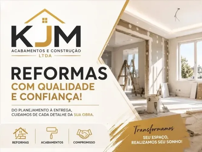 Construção Civil, Acabamentos e Limpeza Pós-Obra