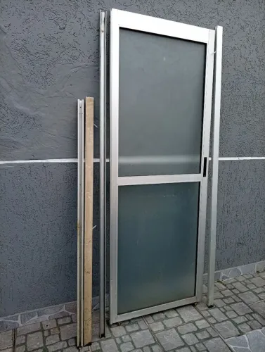 Porta alumínio completa