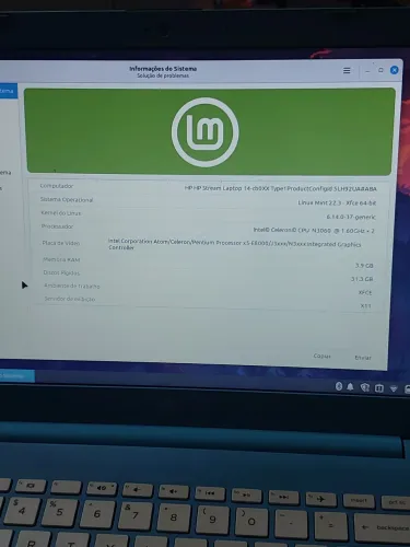 Notebook básico HP stream