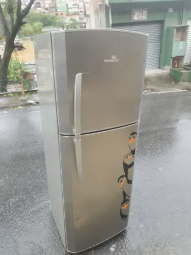 geladeira continental inox duplex Frost Fre gelando perfeitamente vendo entrego
