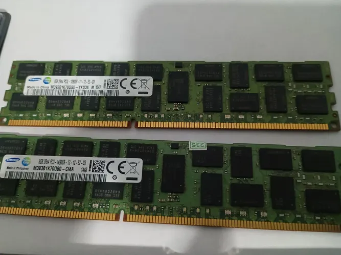 Memórias ram ddr3l 8gb 1600mhz Samsung 