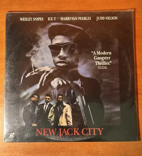 Laserdisc LD - New Jack City: A Cidade Brutal - EM ÓTIMO ESTADO AINDA NO PLÁSTICO