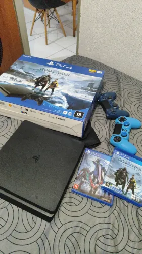PS4 slim completo 1tb