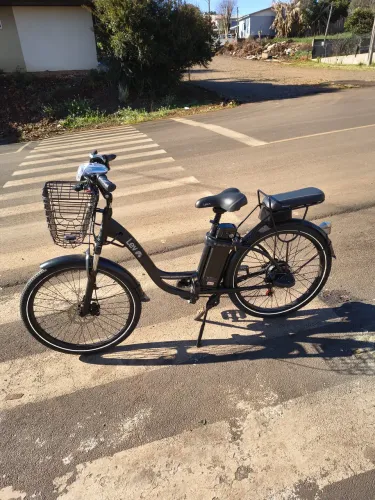 BICICLETA ELÉTRICA LEV E-BIKE L PLUS PRETA - ESTADO DE NOVA