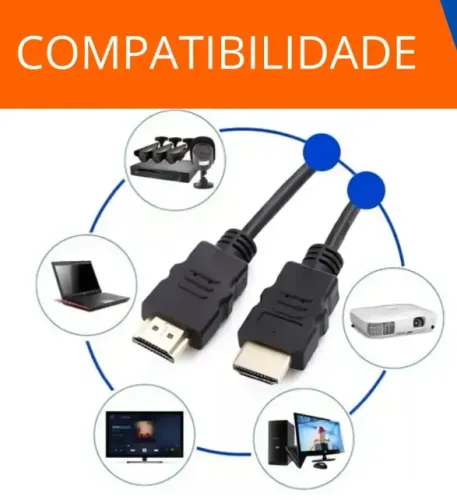 Cabo HDMI gamer, novo, com garantia!