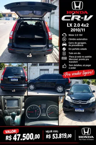 Honda CR-V LX 2.0 16V 2wd/2.0 Flexone Aut. 2010