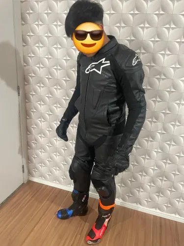 Macacão alpinestars 2 peças FAVOR LER A DESCRIÇÃO