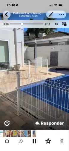 Cercado grade piscina