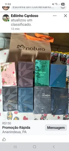 PROMOÇÃO IMPERDÍVEL - PERFUMES NATURA