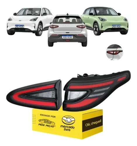 Kit Lanterna Sinaleira Geely Ex2 Pro/max 2026 2027