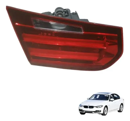 Lanterna Esquerda Tampa Traseira Bmw F30 320i 184c 2013 2018 Esquerdo/motorista Vermelho