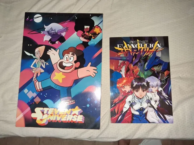 Quadros decorativos de MDF, Steven universo e Evangelion