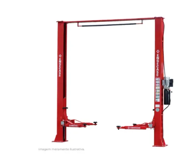 EÇEVADOR AUTOMOTIVO HIDRAULICO MONOFÁSICO 220VOLTS - NOVO CAP: 4 TONELADAS
