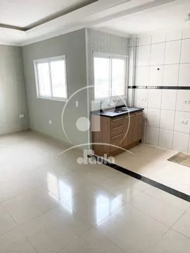 Cobertura para aluguel, 2 quartos 1 suíte Vila Humaitá em Santo André/SP