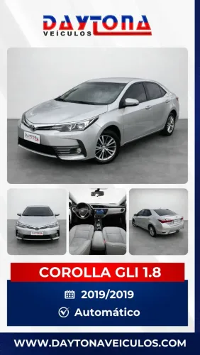 Toyota Corolla GLI Upper 1.8 Flex 16V Aut. 2019