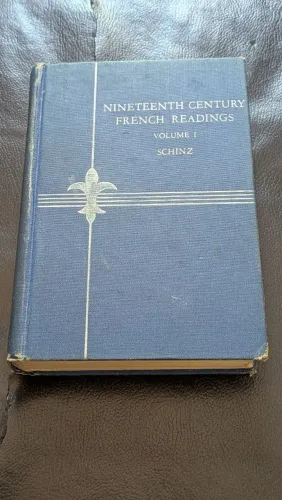 Livro Vintage Capa Dura: Nineteenth Century French Readings (1946)