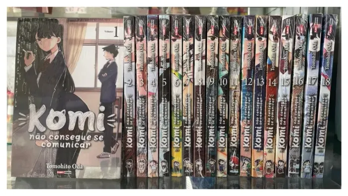 Mangá | Komi Não Consegue se Comunicar | Volumes 1 a 18 LACRADOS