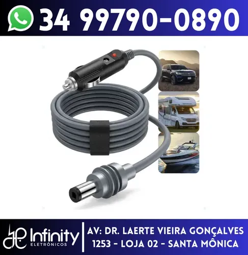 Cabo Carregador Veicular p/ Starlink 2 metros