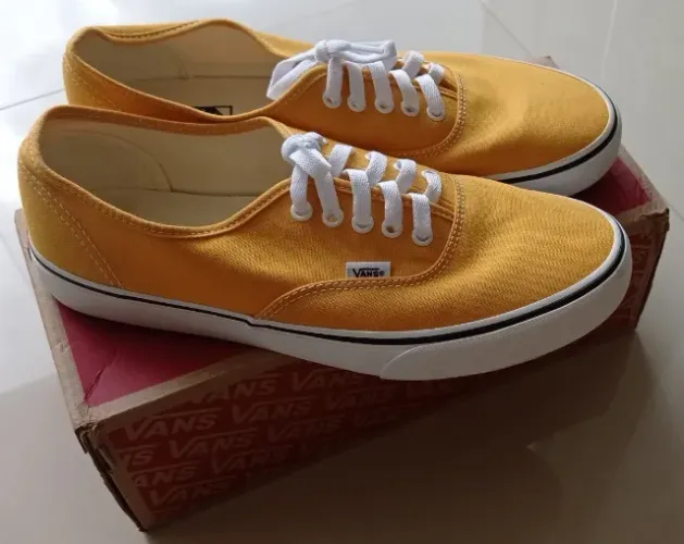 Tênis VANS Authentic Amarelo - Tam. 43 - Usado 1x