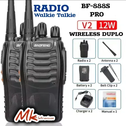 Rádio Walkie Talkie Baofeng BF-888S