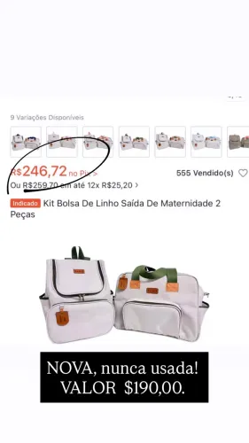 Bolsa Maternidade Baby Menino