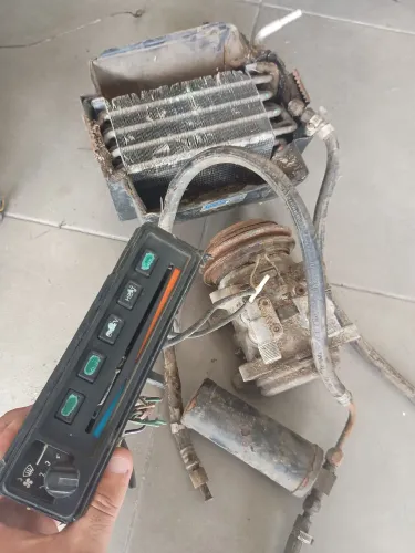 Ar condicionado gol quadrado, compressor, painel comando, caixa evaporadora 