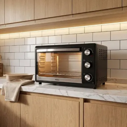 Forno Elétrico Philco 44L Preto Dupla Resistência