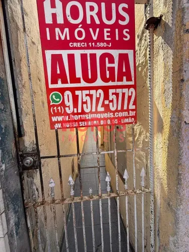 Casa para alugar / locação de 40m², 1 Quartos- Na Melhor Região do Bairro do Limão - São P