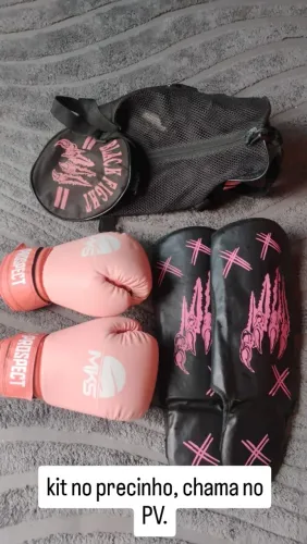 kit de luva de muay thay