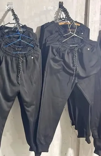 Calça moletom pelúciaada unissex 