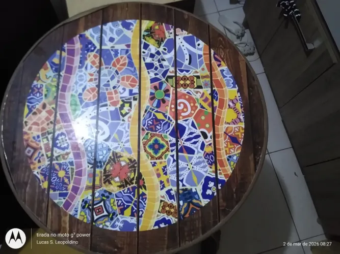 Mesa dobrável