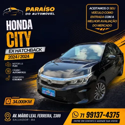 Honda City Hatchback LX 1.5 Flex 16V Aut. 2024