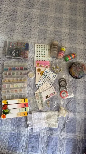 Acessórios para decoração de unhas 