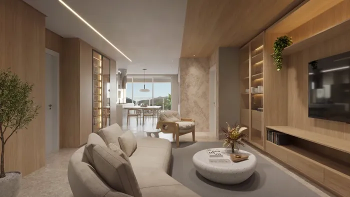 Apartamento à venda na Praia Brava em Itajaí-SC: 2 suítes, 2 salas, 1 vaga de garagem, 94m
